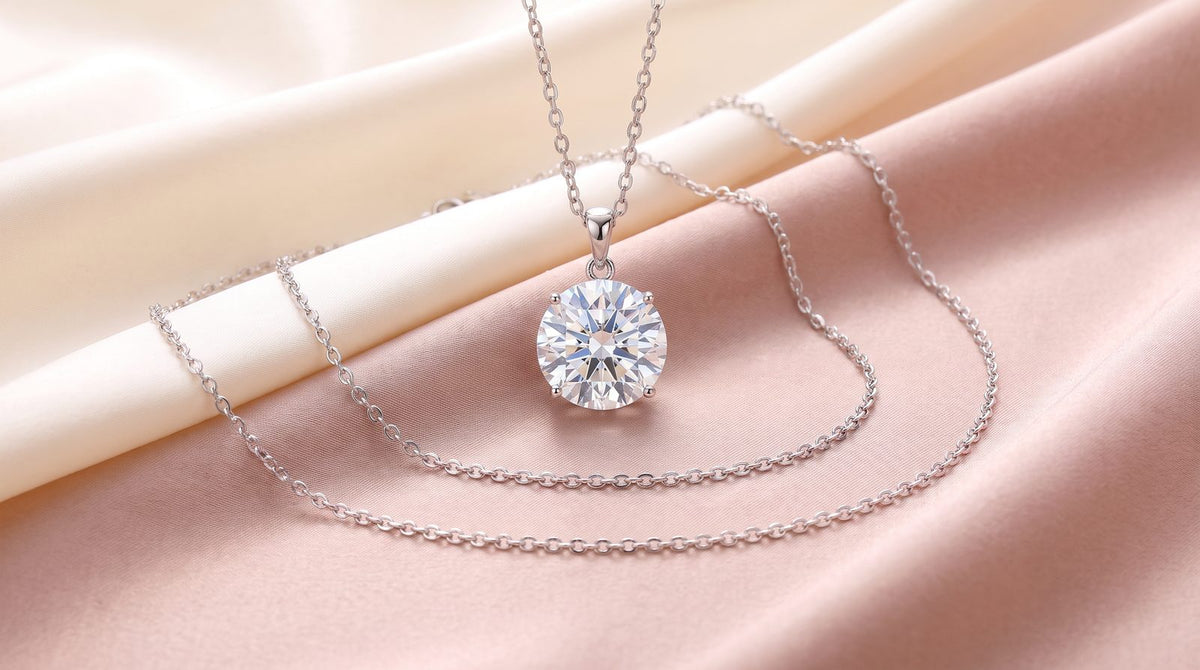 Necklaces collection - moissanite necklaces