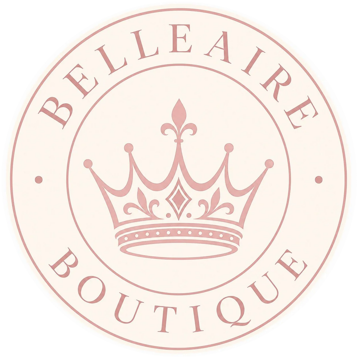 BelleAire Boutique wax seal crown badge