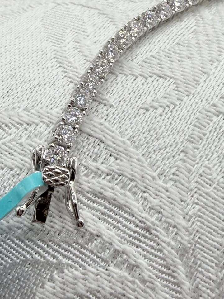 BelleAire 5.32 TCW 3mm Moissanite Tennis Bracelet, 7-1/2"